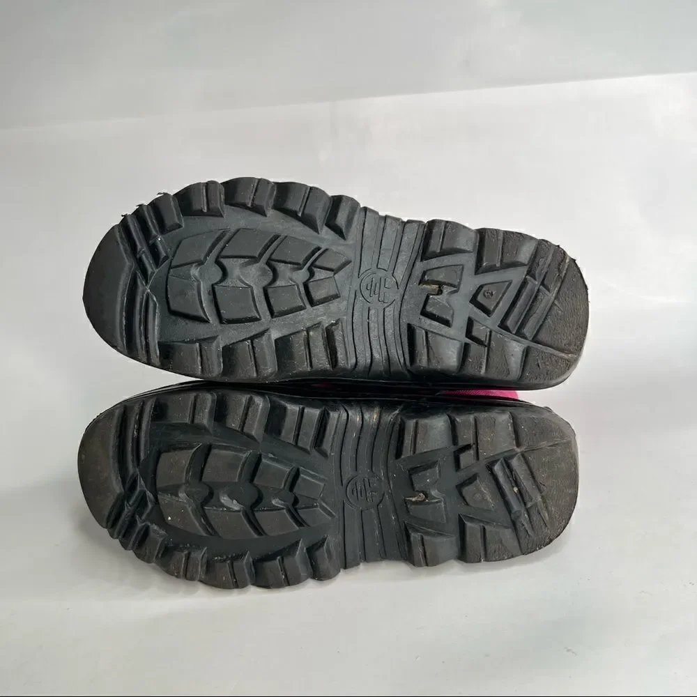 Kamik Pink and black Snowridge Snow boots